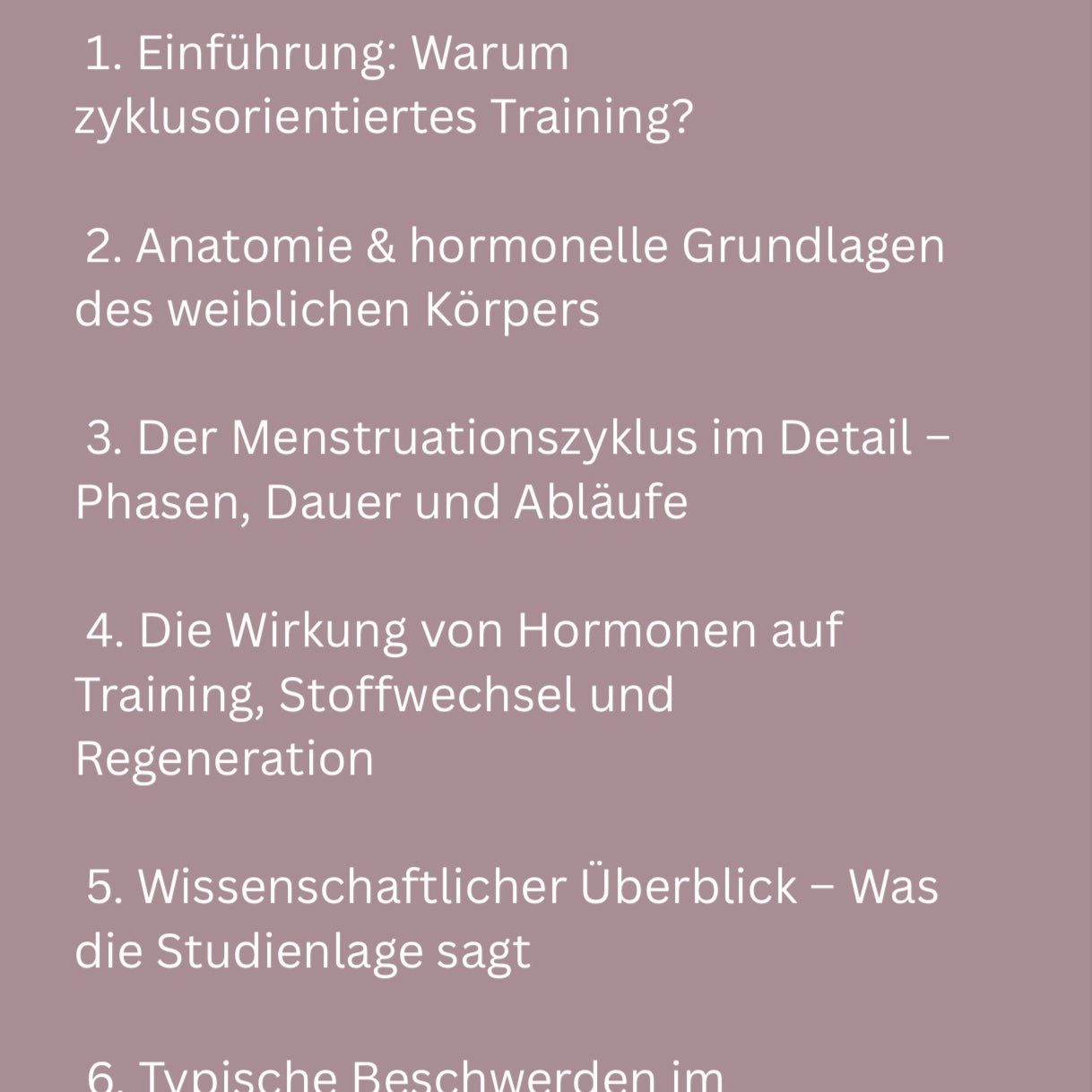 Zyklusoptimiertes Training- Trainiere im Einklang mit deinem Zyklus